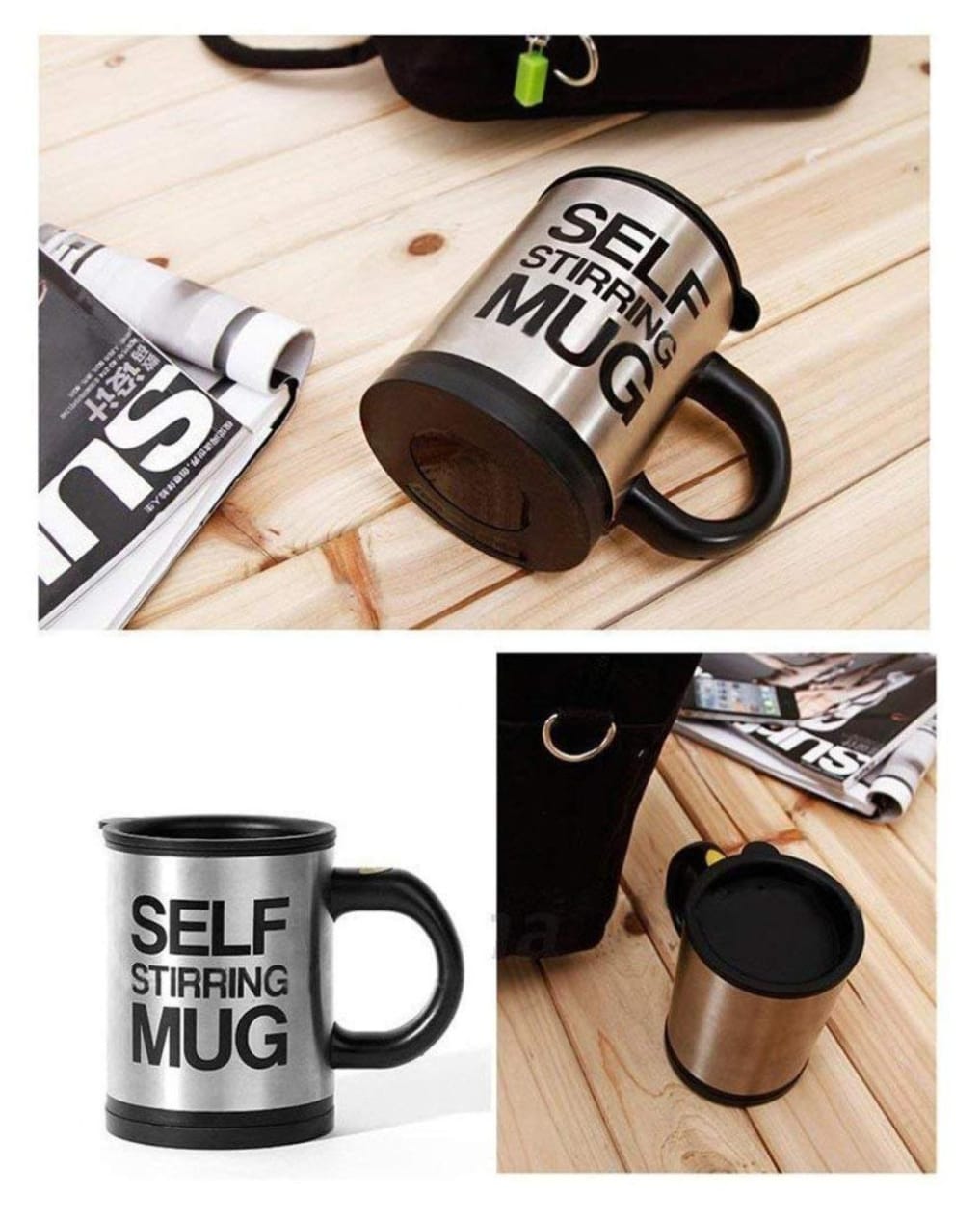 Miniatura 4 de TAZA AUTOBATIDORA - COLOR: ROJO